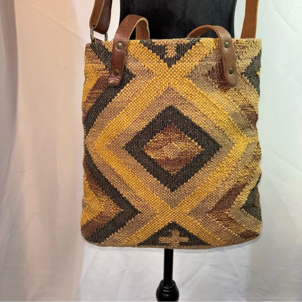 Vintage Denim & Supply Ralph Lauren Tote Bag  RARE Find UNISEX Bohemian - Picture 2 of 11